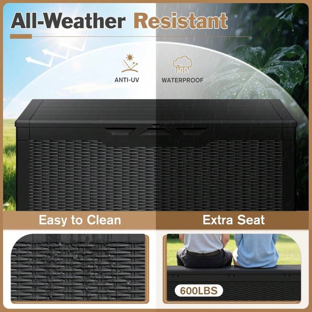 صندوق تخزين خارجي كبير قابل لل - مراجعة Outdoor Furniture With Storage وسعره