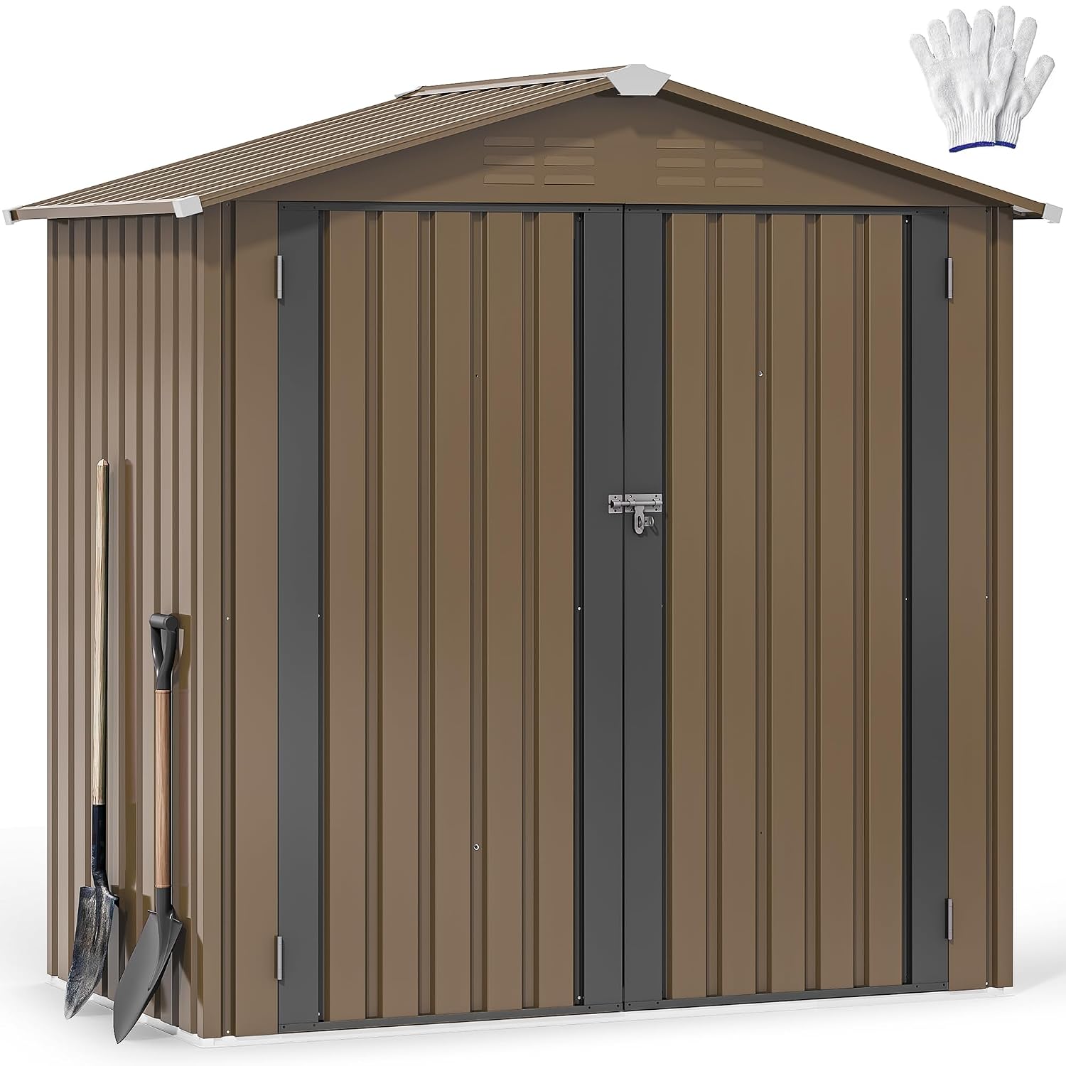 مخزن معدني خارجي 6×4 قدم، وحدة - مراجعة Outdoor Furniture With Storage وسعره