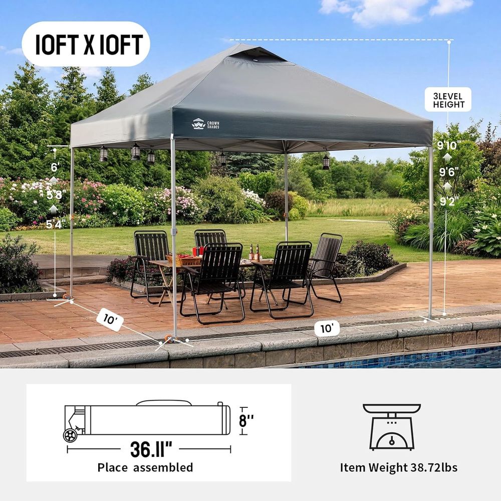 خيمة 10×10 قدم، خيمة شاطئية سه - مراجعة Outdoor Furniture Rooms To Go وسعره