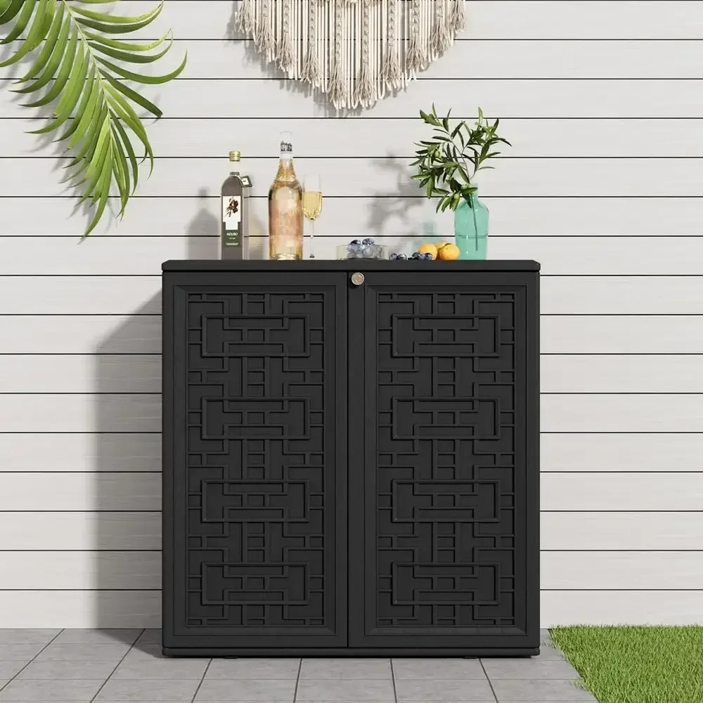 خزانة تخزين خارجية مقاومة للعو - مراجعة Outdoor Furniture With Storage وسعره