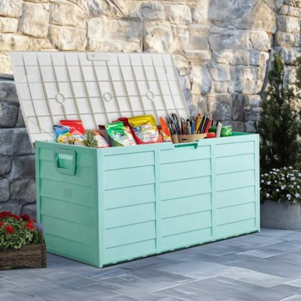 صندوق تخزين خارجي كبير من الرا - مراجعة Outdoor Furniture With Storage وسعره