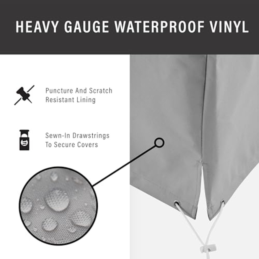 أغطية أثاث الفناء، مجموعة أغطي - مراجعة Outdoor Furniture Covers Waterproof وسعره