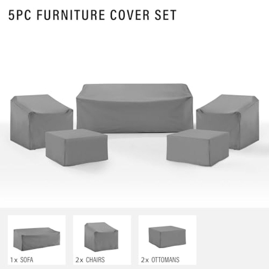 أغطية أثاث الفناء، مجموعة أغطي - مراجعة Outdoor Furniture Covers Waterproof وسعره